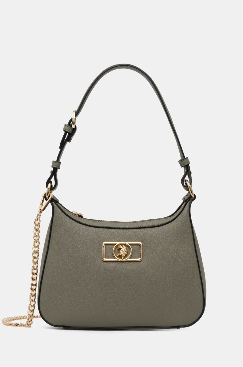 U.S. Polo Assn. poseta Jones culoarea verde, BIUJ86452WVP U.S. Polo Assn. poseta Jones culoarea verde, BIUJ86452WVP