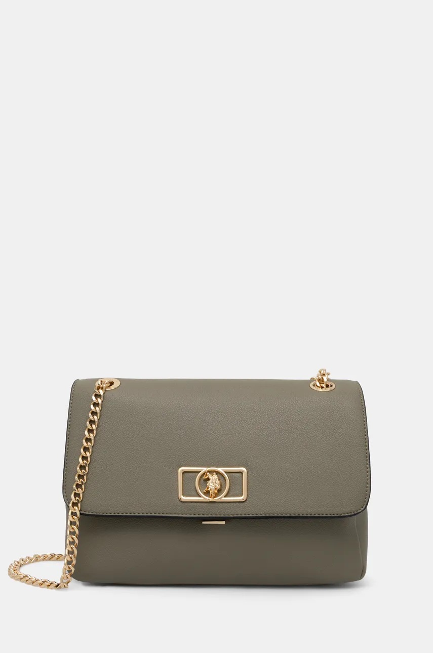 U.S. Polo Assn. poseta Jones culoarea verde, BIUJ88398WVP