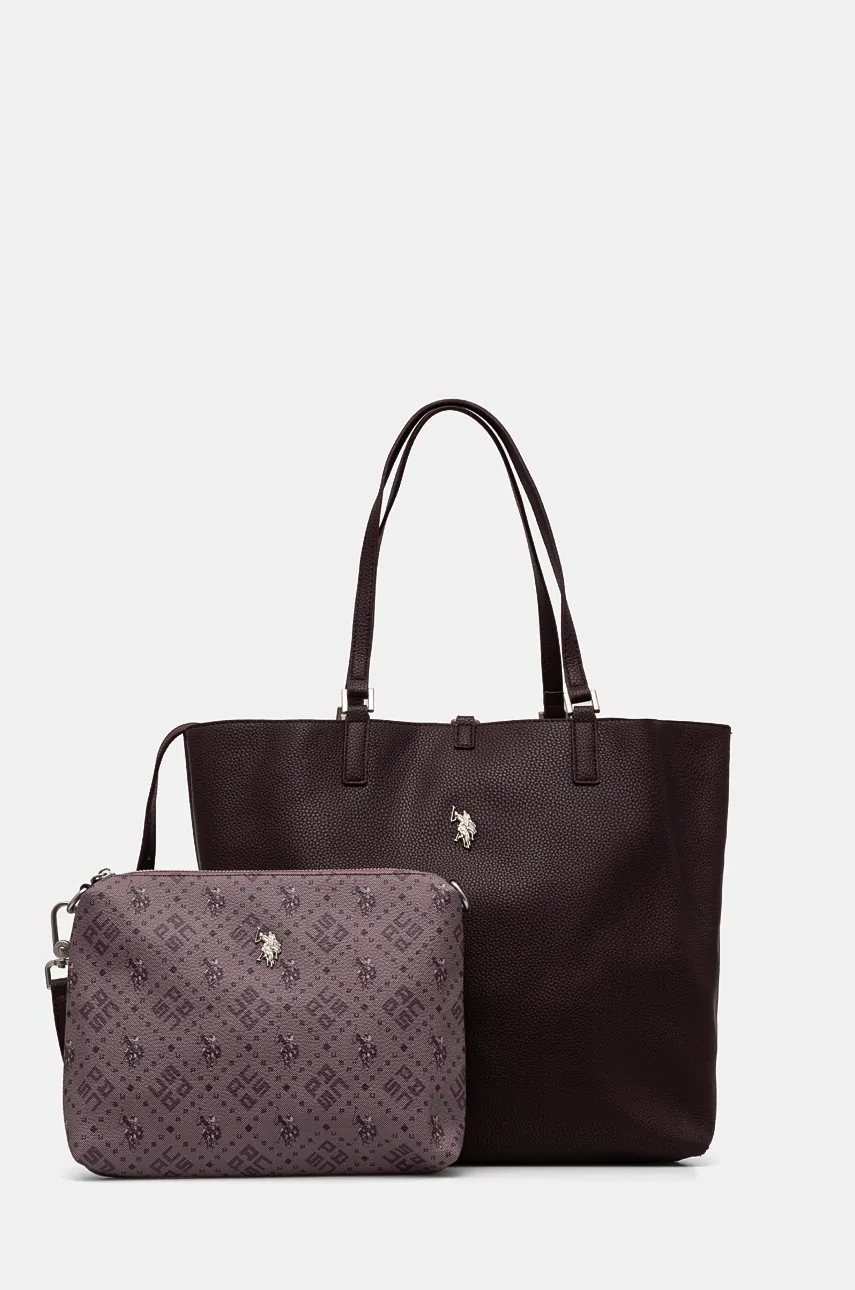 

Чанта с две лица U.S. Polo Assn. New в лилаво BIUM08508WVP, Виолетов