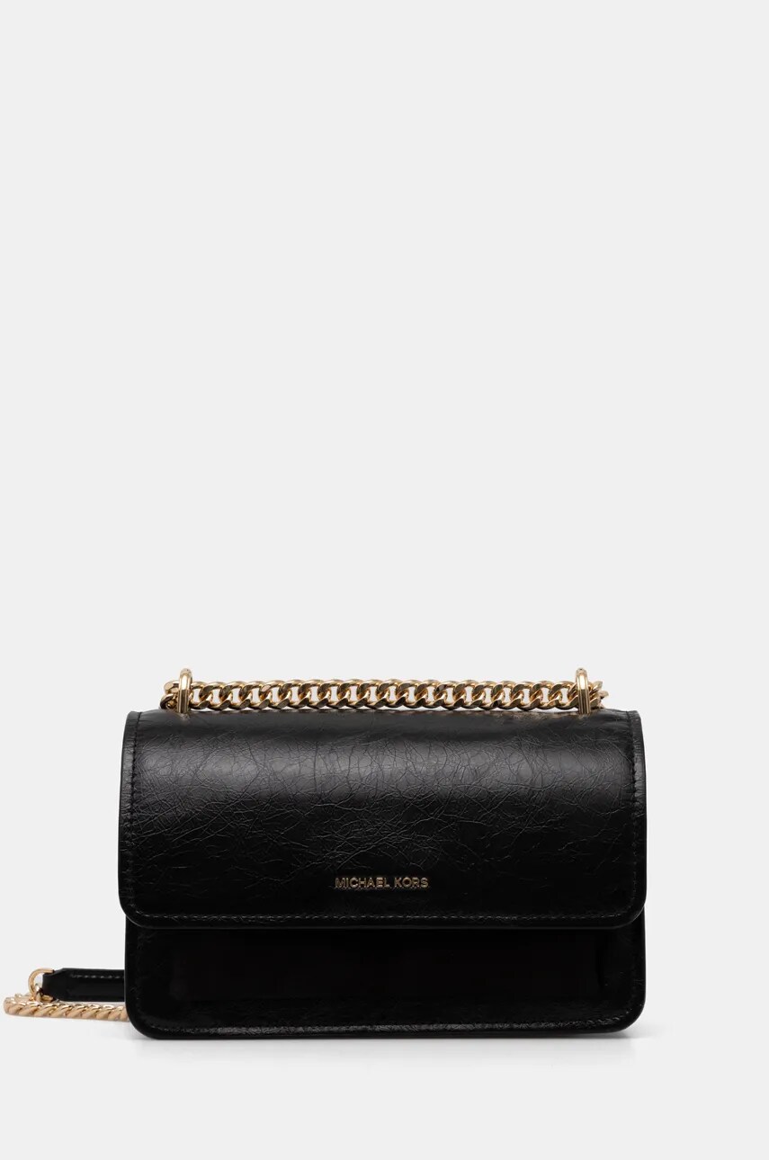 

Кожена чанта MICHAEL Michael Kors в черно 30F4GC7L3O, Черен