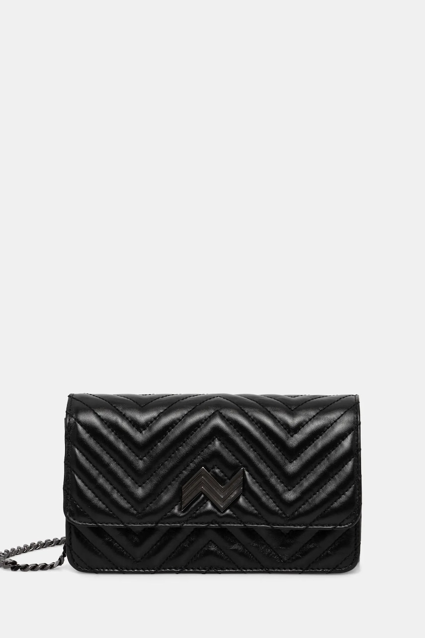 Missoni poseta de piele culoarea negru, MI10046C