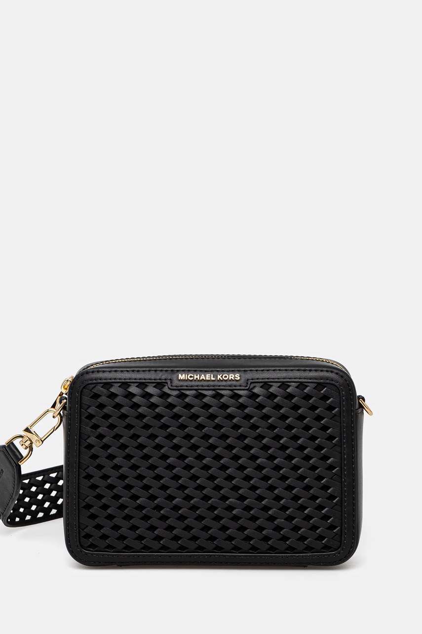 

Кожена чанта MICHAEL Michael Kors в черно 32T4GJ6M2L, Черен