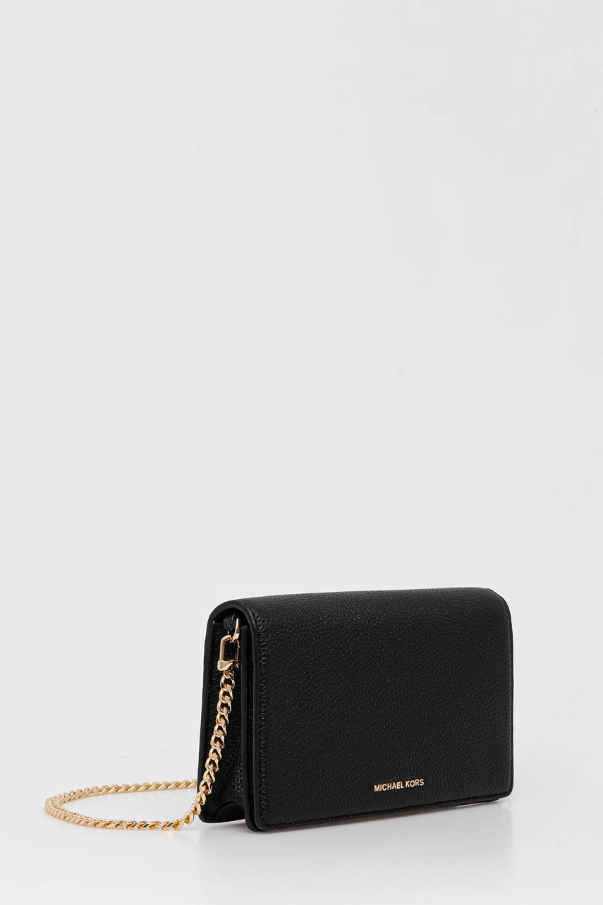 Кожаная сумочка MICHAEL Michael Kors цвет бордовый 32T4GJ6C2L