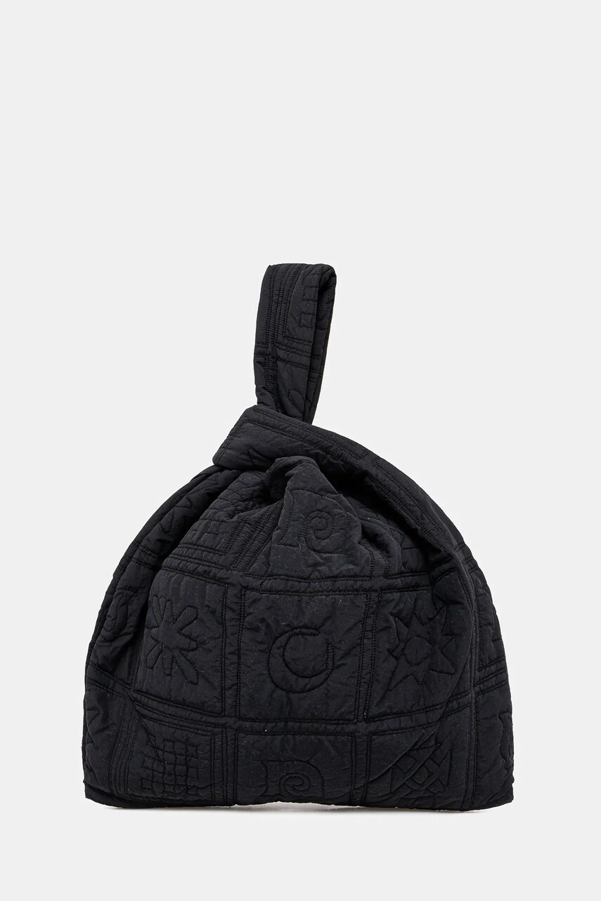 Nanushka poseta JEN LARGE culoarea negru, NW24FWBT11351