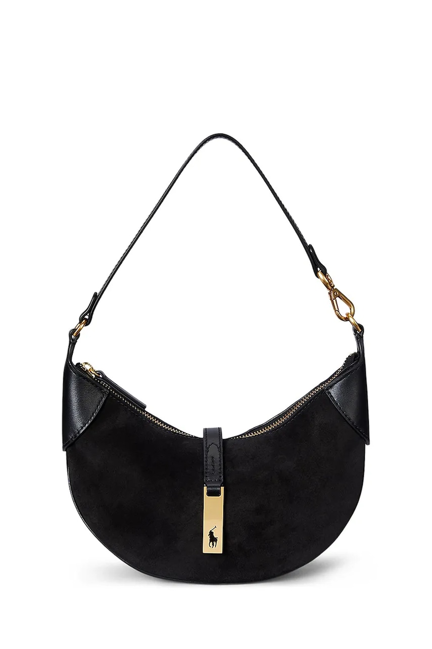 Polo Ralph Lauren hobo bag pentru femei din piele