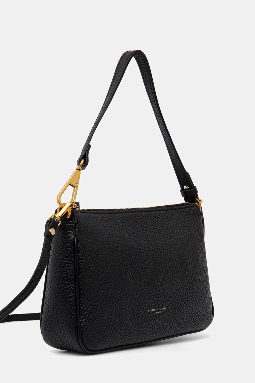 Кожаная сумочка Gianni Chiarini цвет чёрный BS 10911 TKL Кожаная сумочка Gianni Chiarini цвет чёрный BS 10911 TKL