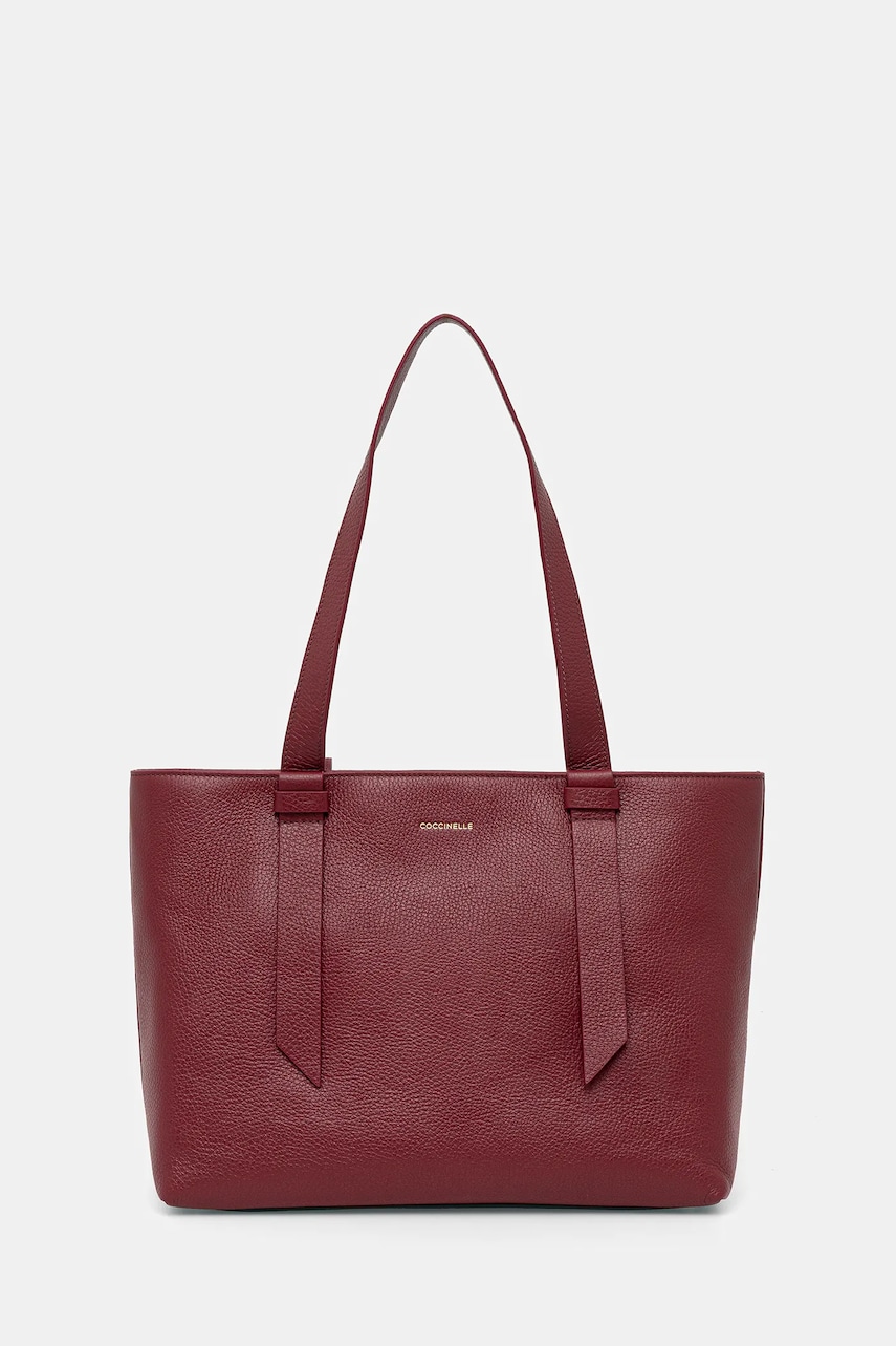 Coccinelle geantă de piele culoarea negru, E1 R1K 11 02 01