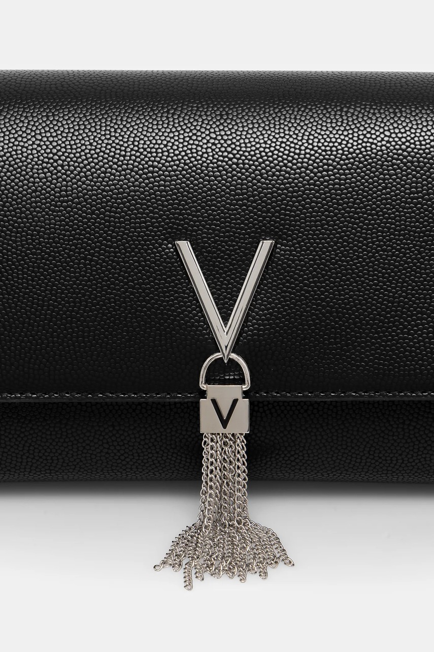 Τσάντα Valentino Bags χρώμα: μαύρο, VBS1R401G φωτογραφία