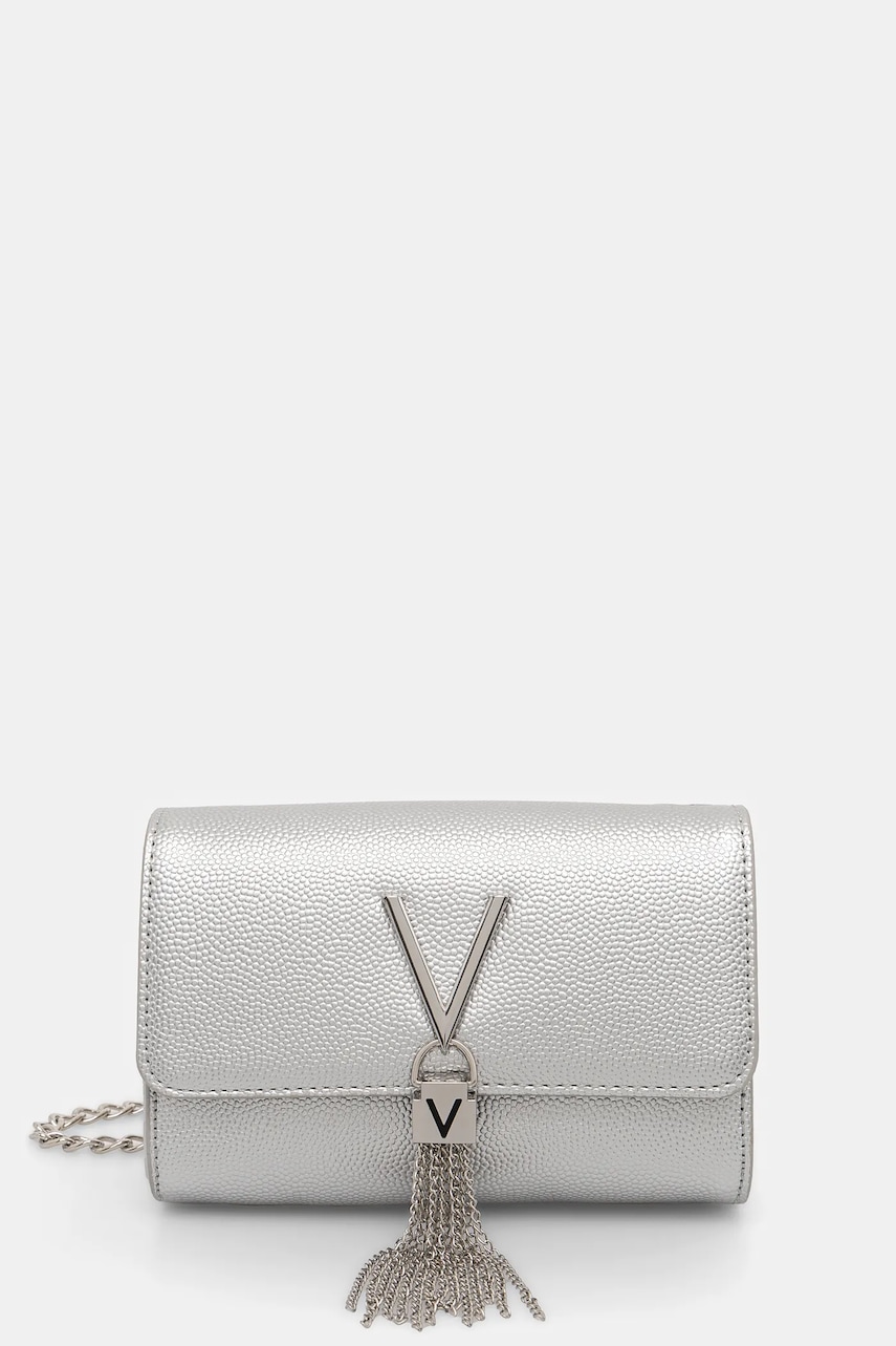 Valentino Bags torebka kolor srebrny VBS1R403G