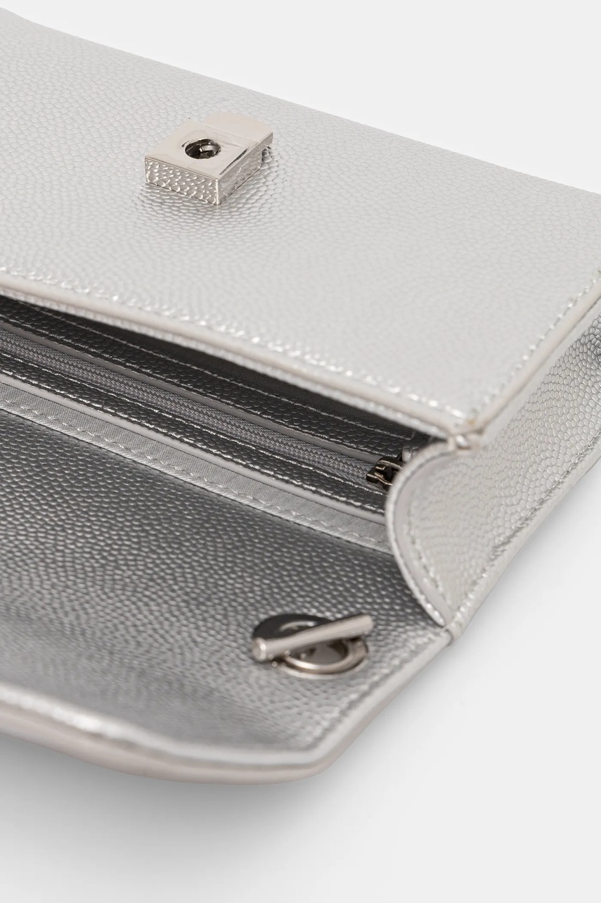 Τσάντα Valentino Bags χρώμα: ασημί, VBS1R403G φωτογραφία