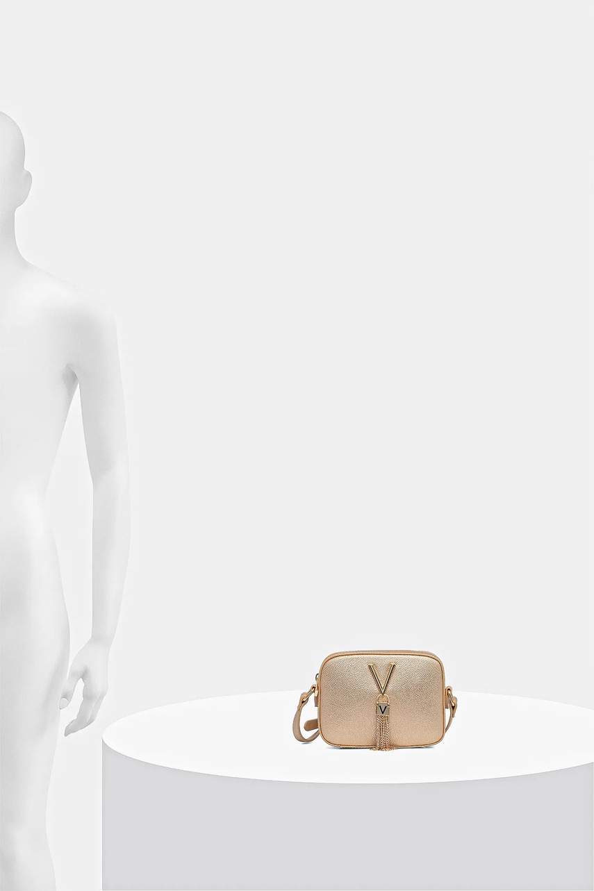 Τσάντα Valentino Bags χρώμα: μαύρο, VBS1R409G φωτογραφία