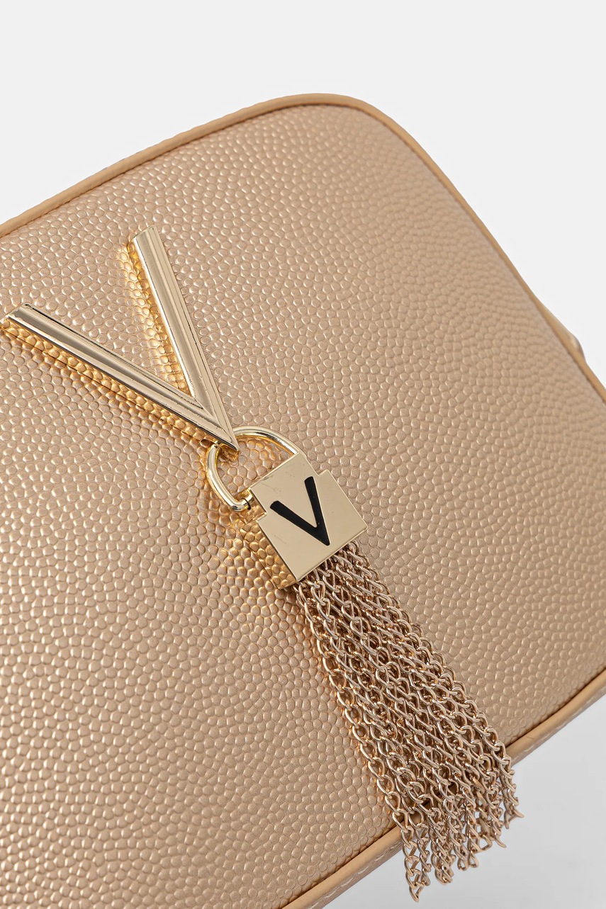 Τσάντα Valentino Bags χρώμα: μαύρο, VBS1R409G φωτογραφία