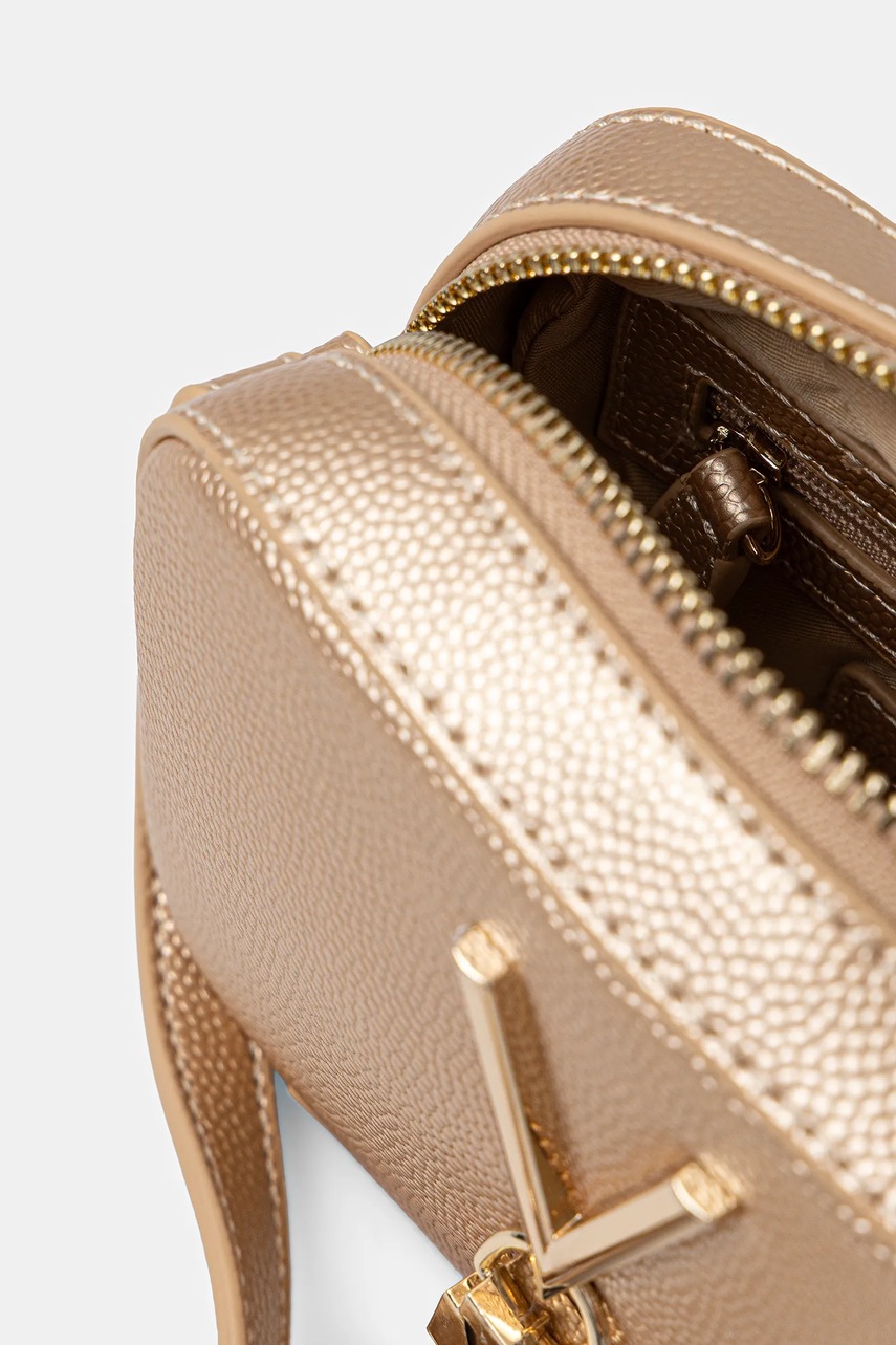 Τσάντα Valentino Bags χρώμα: μαύρο, VBS1R409G φωτογραφία