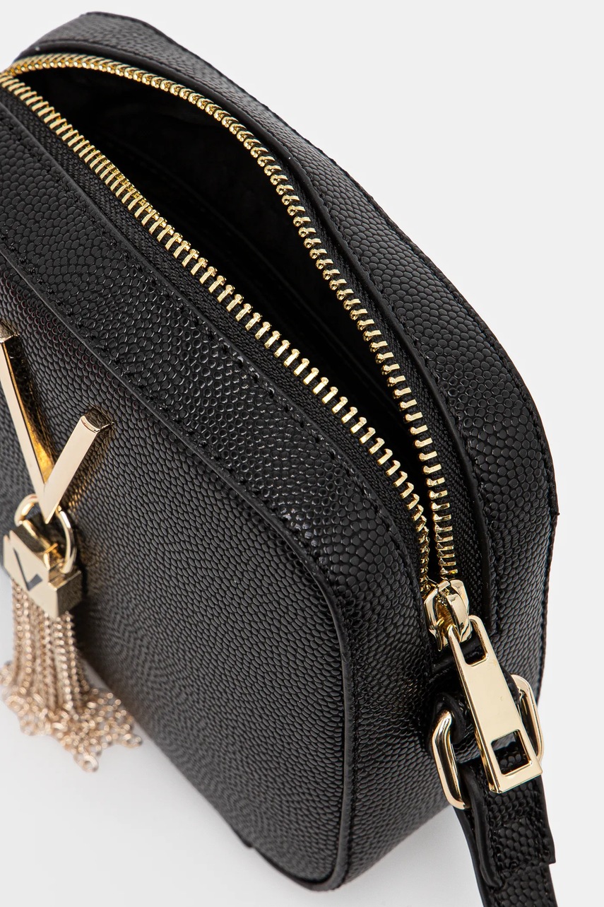 Τσάντα Valentino Bags χρώμα: μαύρο, VBS1R409G φωτογραφία