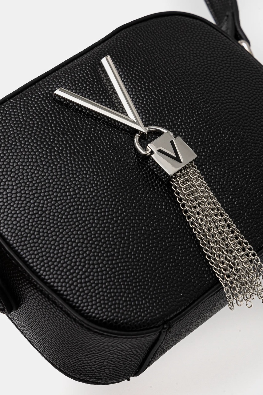 Τσάντα Valentino Bags χρώμα: μαύρο, VBS1R409G φωτογραφία