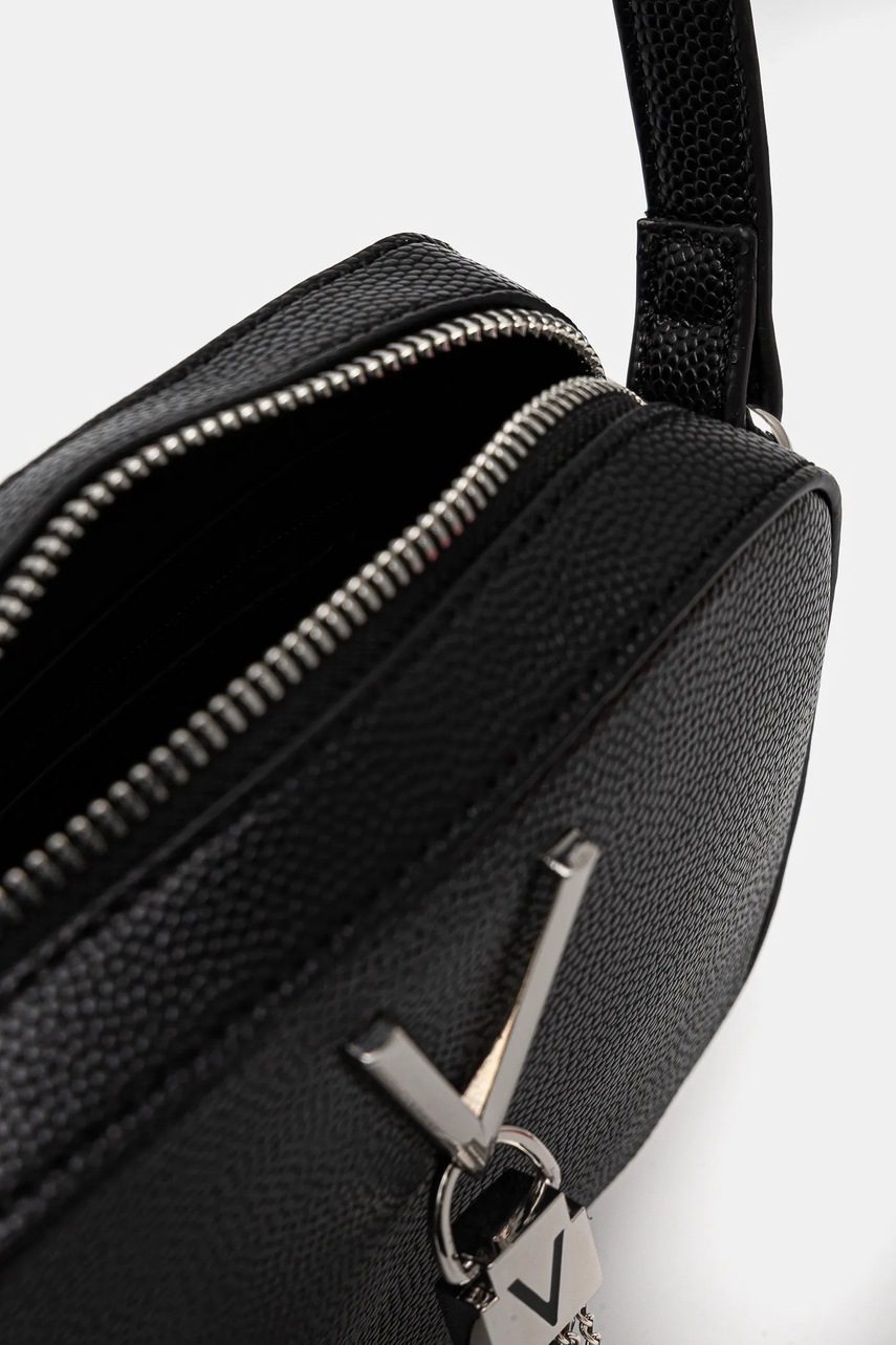 Τσάντα Valentino Bags χρώμα: μαύρο, VBS1R409G φωτογραφία