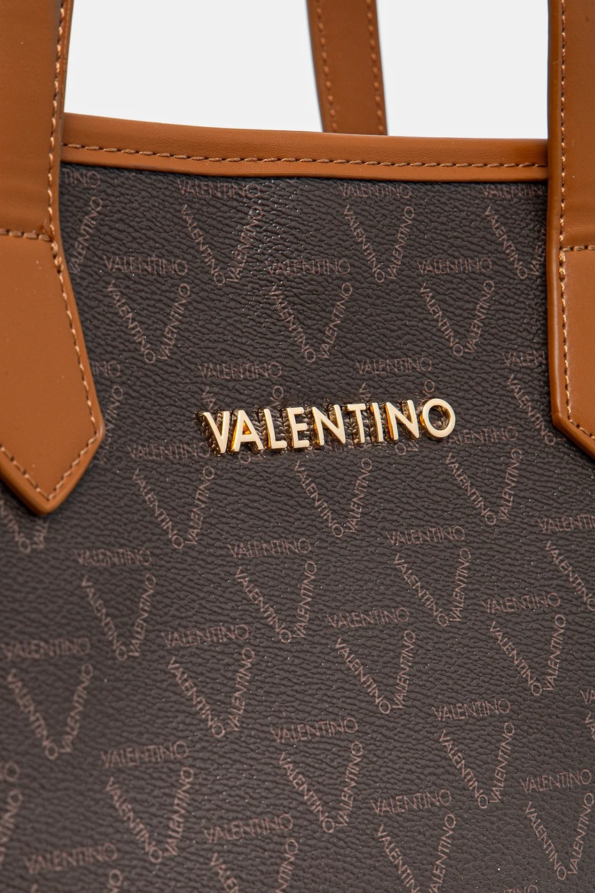 Τσάντα Valentino Bags χρώμα: καφέ, VBS8GT02 φωτογραφία