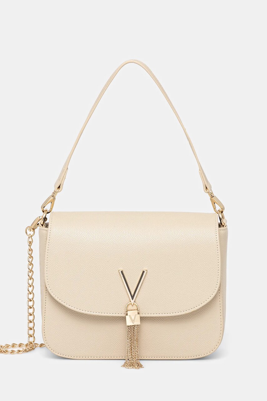 Valentino Bags poșetă culoarea bej, VBS1R404G