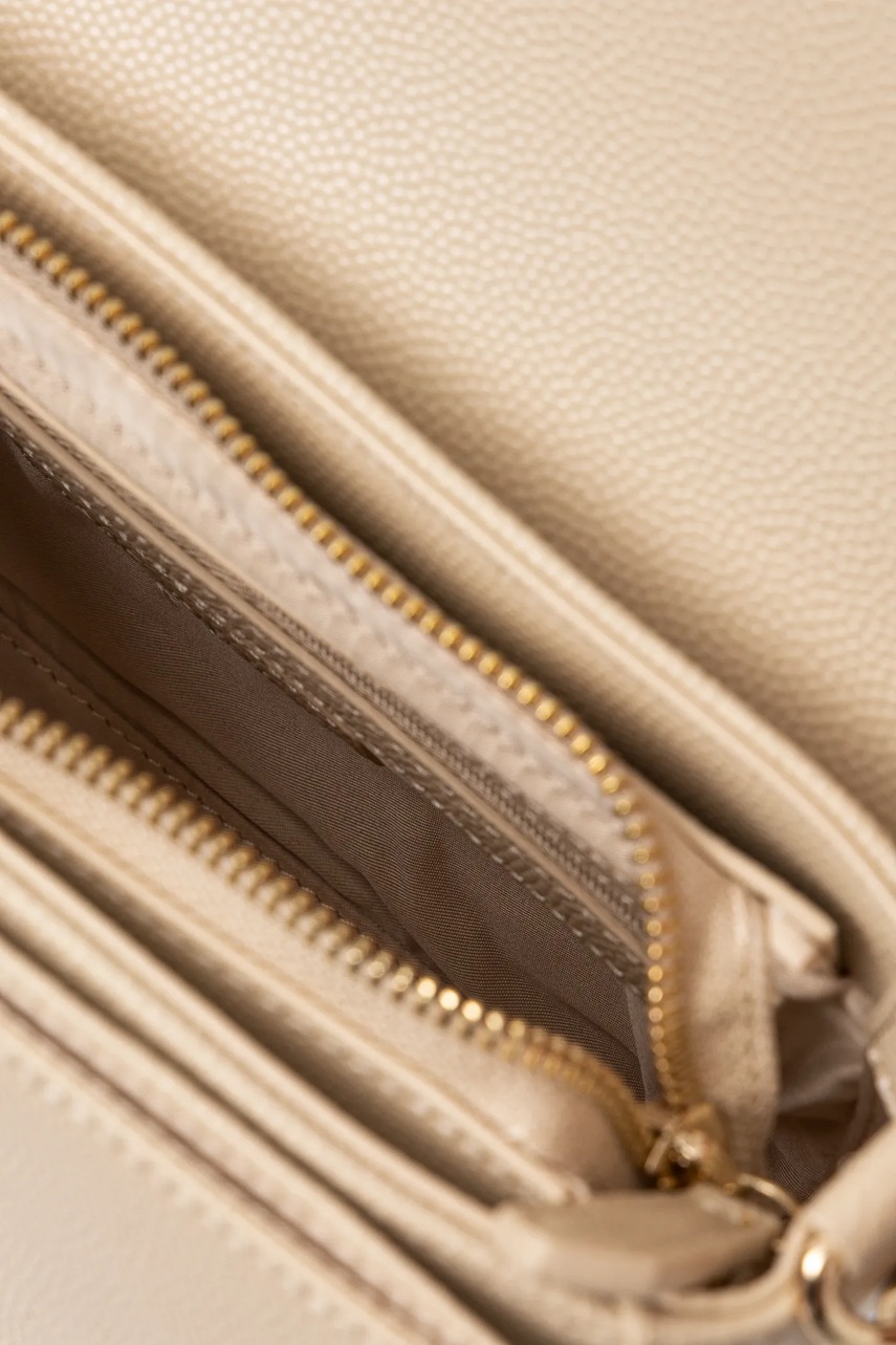 Τσάντα Valentino Bags χρώμα: μπεζ, VBS1R404G φωτογραφία