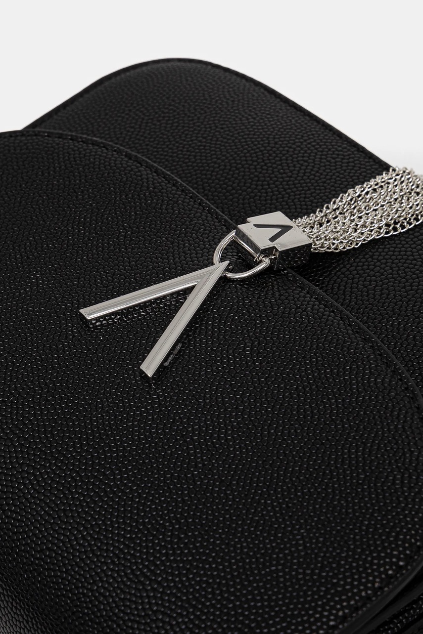 Τσάντα Valentino Bags χρώμα: μαύρο, VBS1R404G φωτογραφία