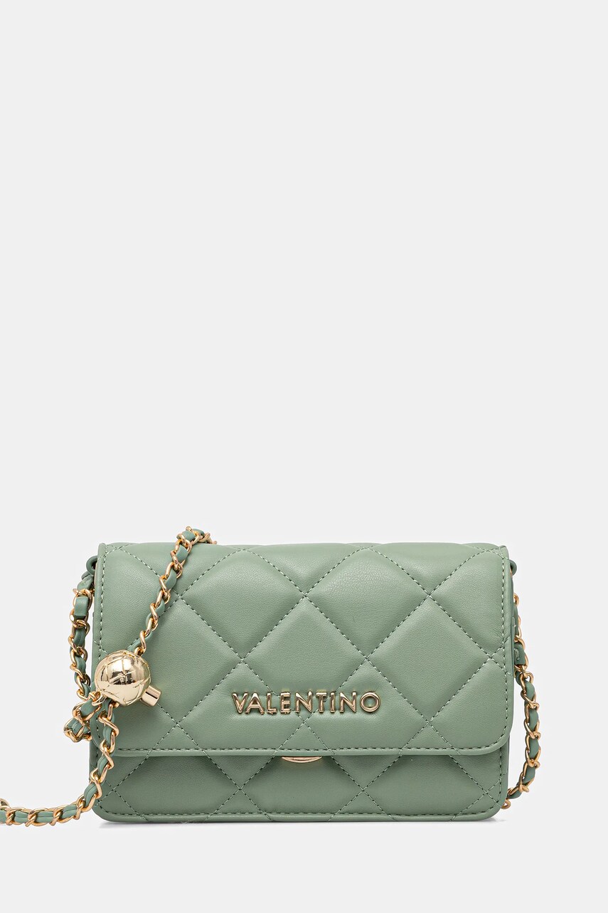 Valentino Bags poseta culoarea verde, VBS3KK52R