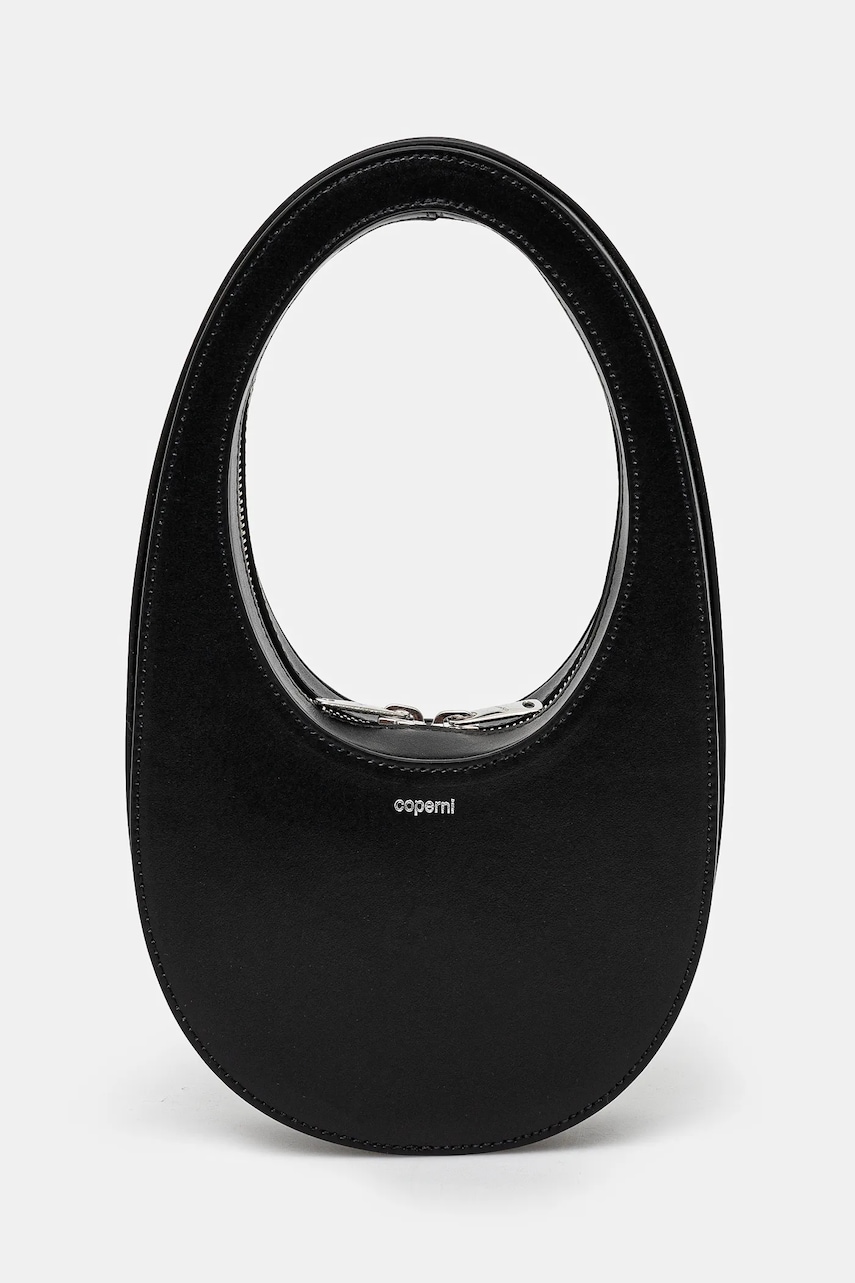 Coperni geantă de piele Mini Swipe culoarea negru, COPBA01BIS405 Coperni geantă de piele Mini Swipe culoarea negru, COPBA01BIS405