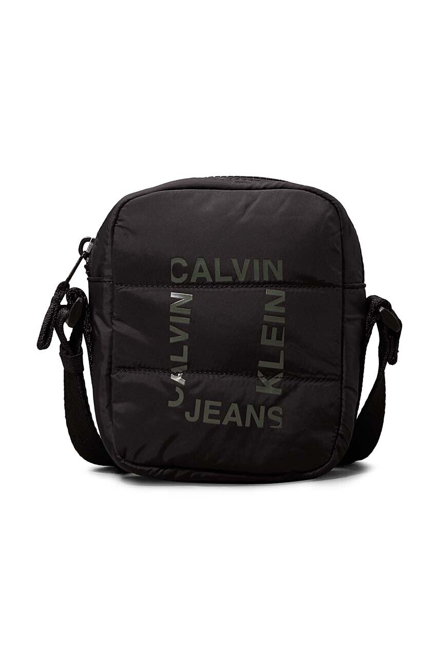 Levně Dětský pytlíček Calvin Klein Jeans černá barva, IU0IU00649
