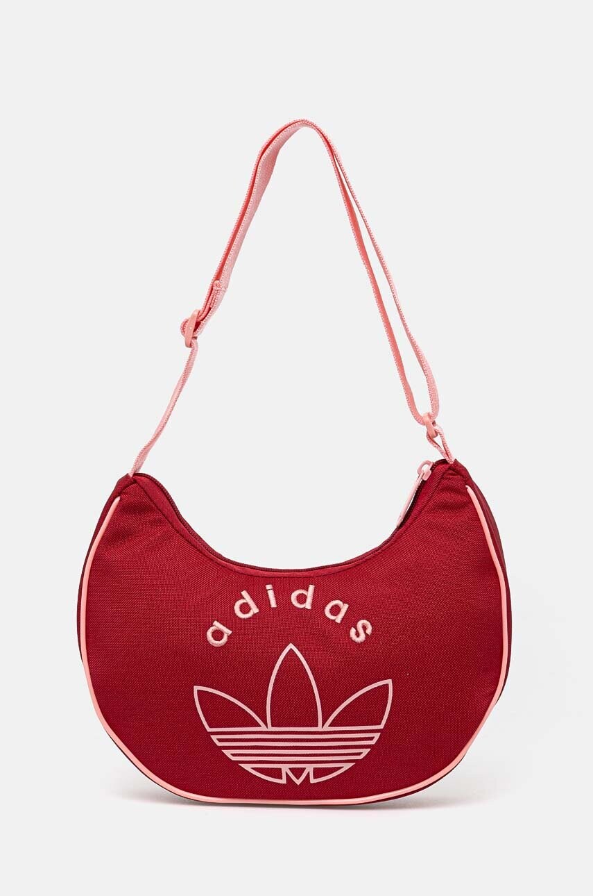 adidas Originals poseta fete SHOULDERBAG culoarea rosu, IY6684