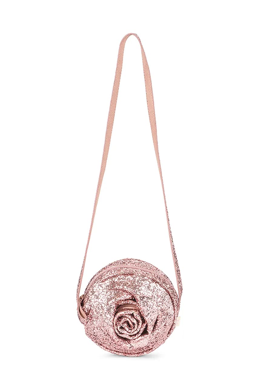 Konges Sløjd poseta fete ROSE GLITTER BAG culoarea roz, KS101656