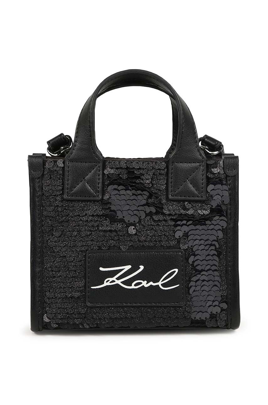 

Детска чанта Karl Lagerfeld в черно Z30347, Черен