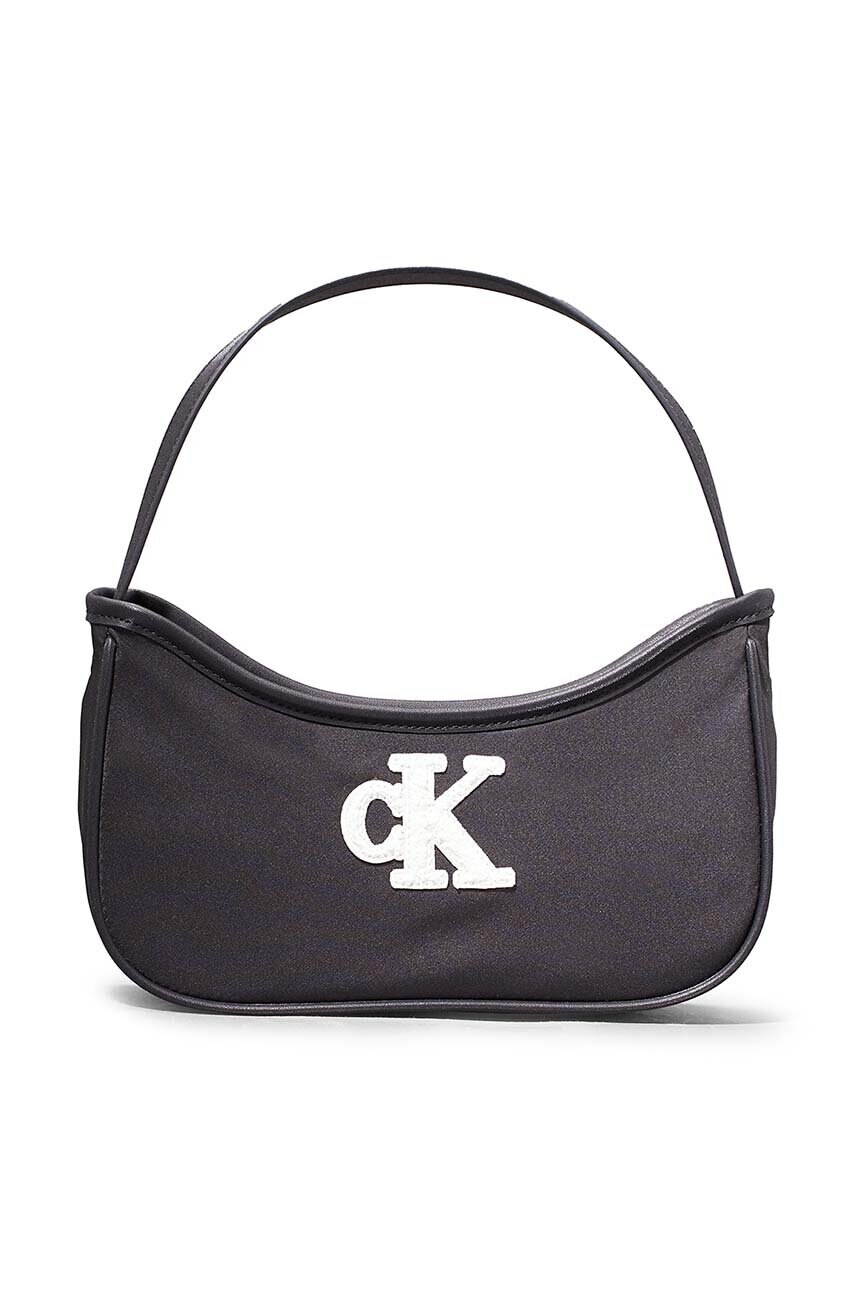 Levně Dětská kabelka Calvin Klein Jeans černá barva, IU0IU00684