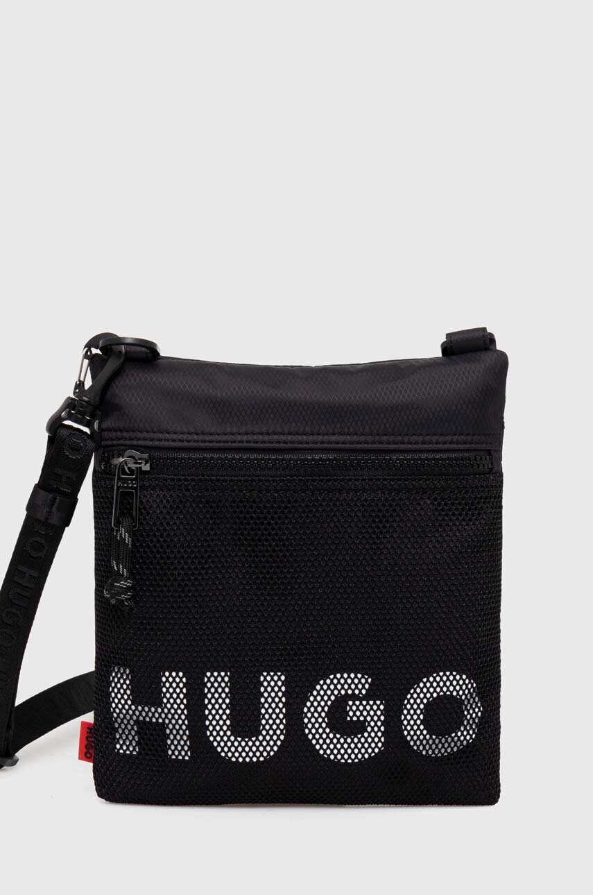 HUGO borseta culoarea negru, 50523522