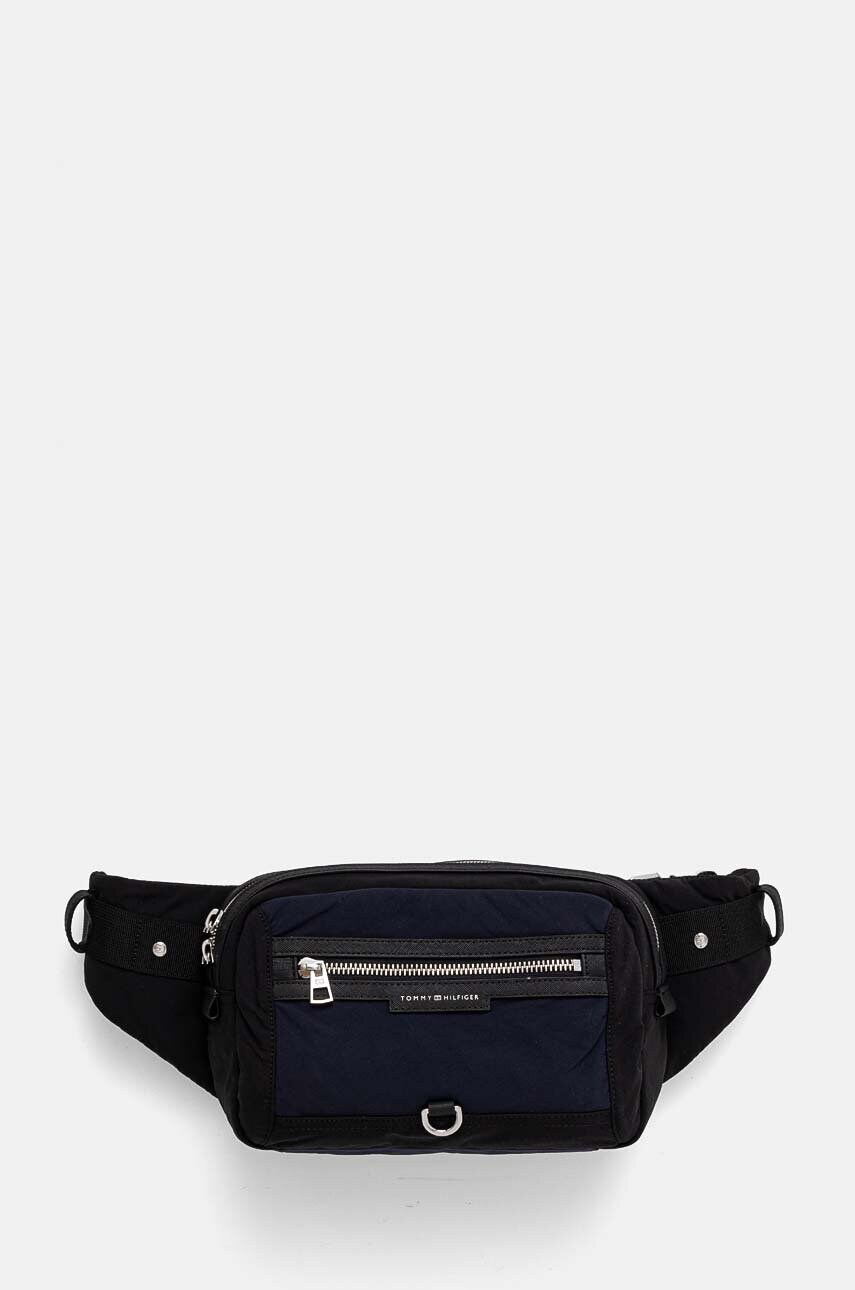 Levně Ledvinka Tommy Hilfiger tmavomodrá barva, AM0AM12501