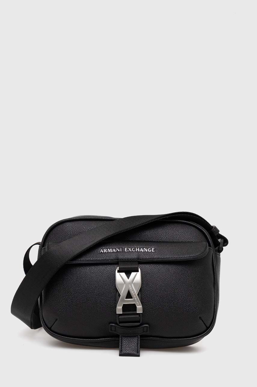 Malá taška Armani Exchange čierna farba, 952699 4F864