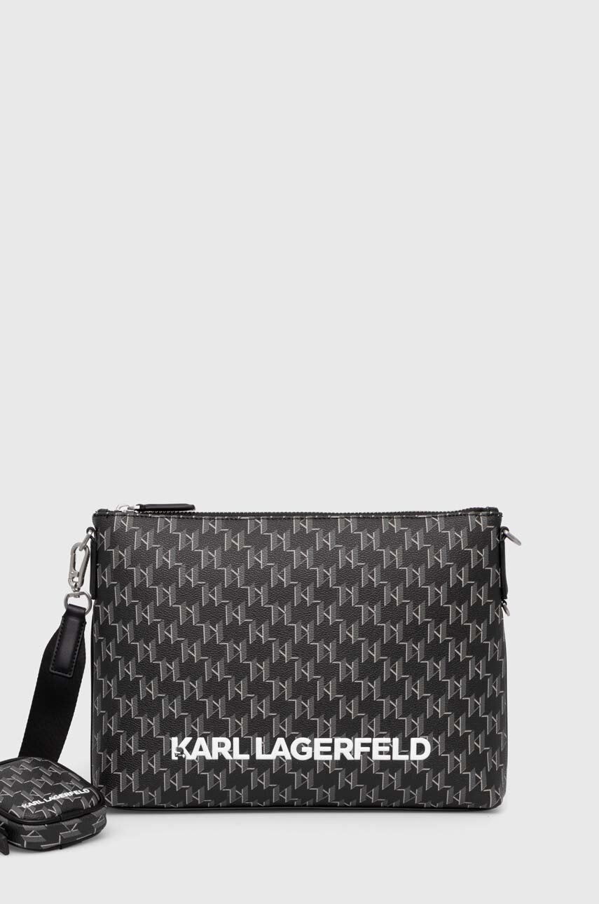 

Чанта Karl Lagerfeld в черно 245M3012, Черен