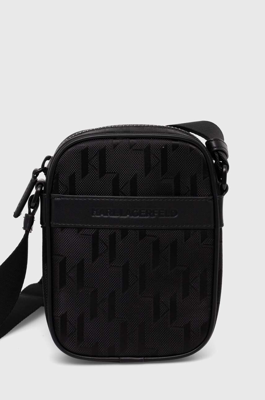 Karl Lagerfeld borseta culoarea negru, 245M3018