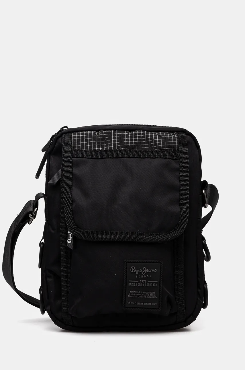 Pepe Jeans borseta ARNOLD LEGEND culoarea negru, PM030855 Pepe Jeans borseta ARNOLD LEGEND culoarea negru, PM030855