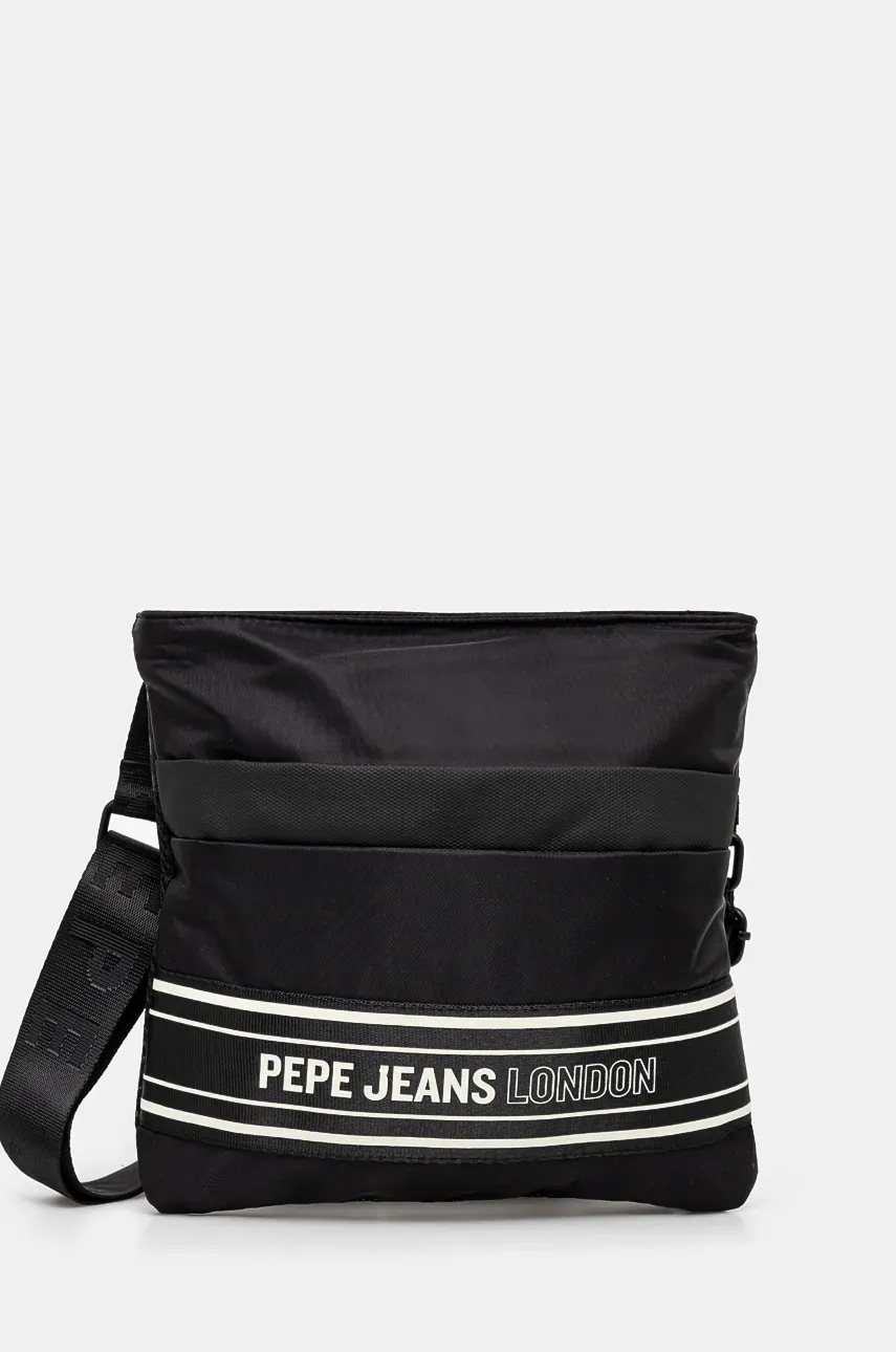 Pepe Jeans borseta JESSE DUBLIN culoarea negru, PM030856 Pepe Jeans borseta JESSE DUBLIN culoarea negru, PM030856