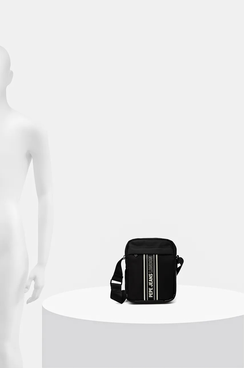Σακίδιο Pepe Jeans WOLF DUBLIN χρώμα: μαύρο, PM030857 φωτογραφία