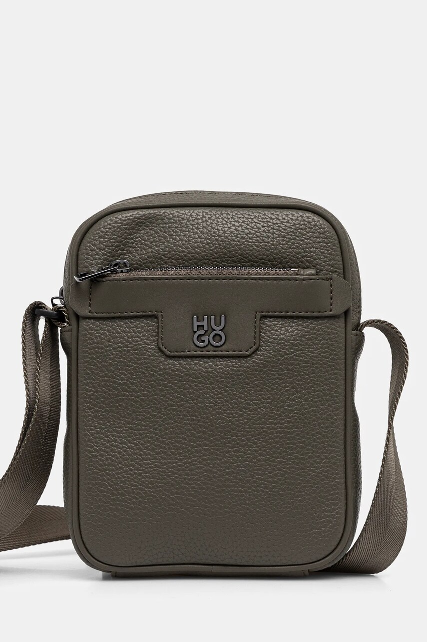HUGO borseta culoarea verde, 50529484