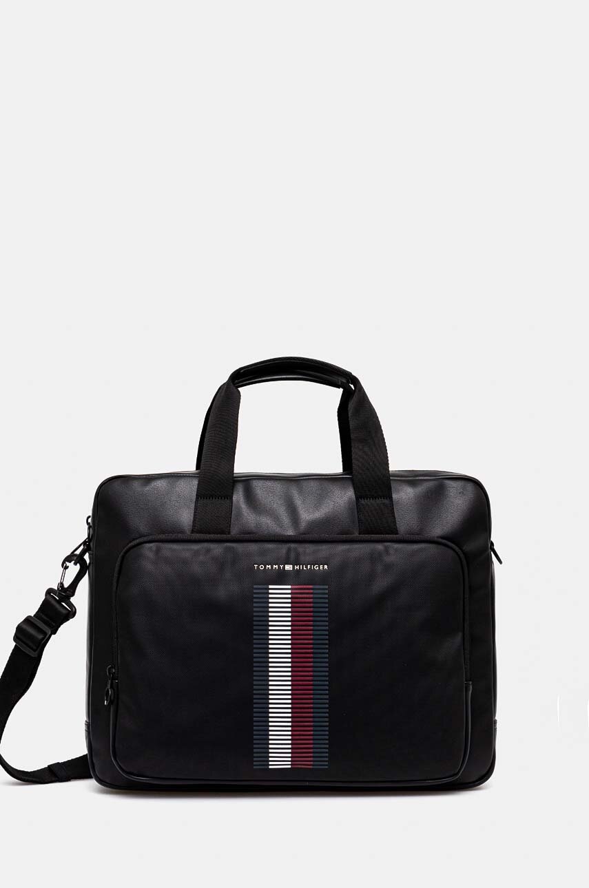 

Чанта Tommy Hilfiger в черно AM0AM12974, Черен