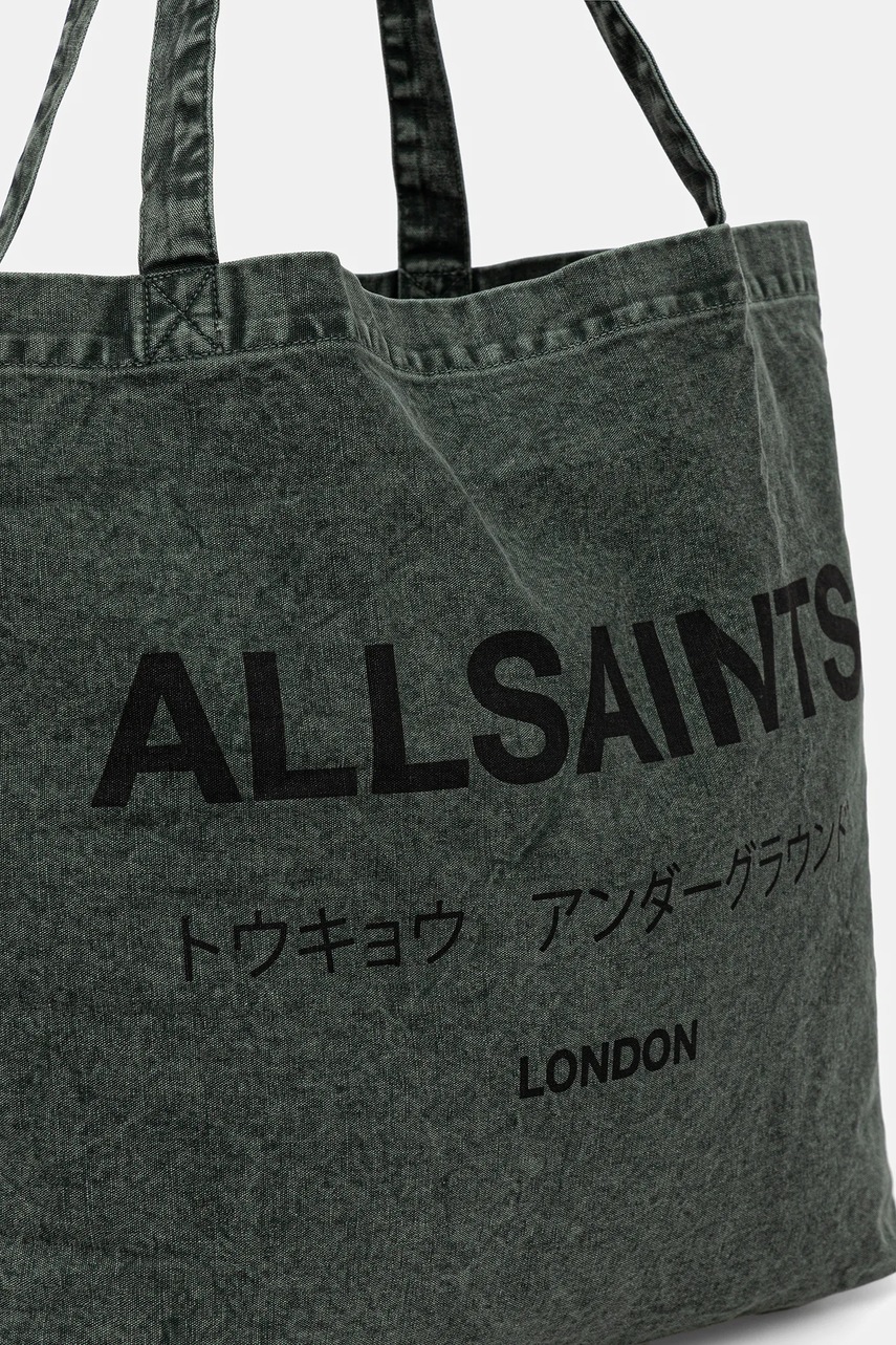 Bavlnená taška AllSaints 38 x 35 x 12 cm