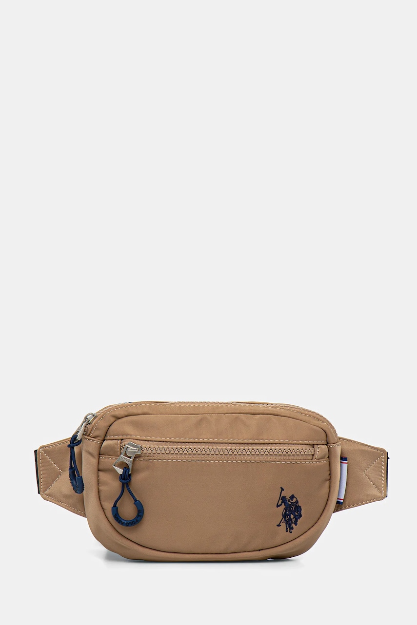 Levně Ledvinka U.S. Polo Assn. Bigfork zelená barva, BIUB55677MIA
