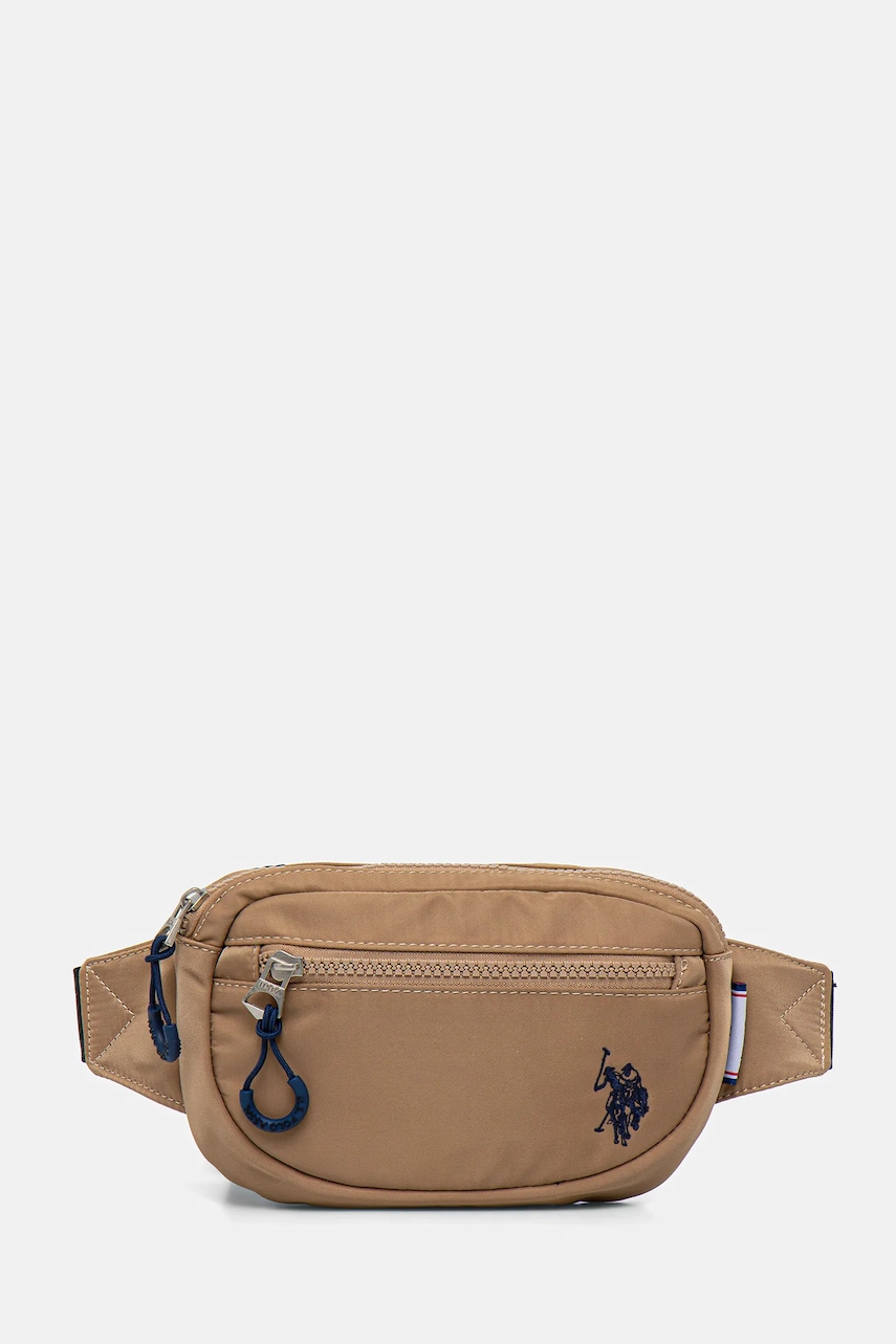 Levně Ledvinka U.S. Polo Assn. Bigfork hnědá barva, BIUB55677MIA