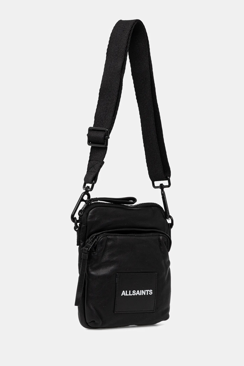 Кожаная сумка AllSaints FALCON цвет чёрный M165XB