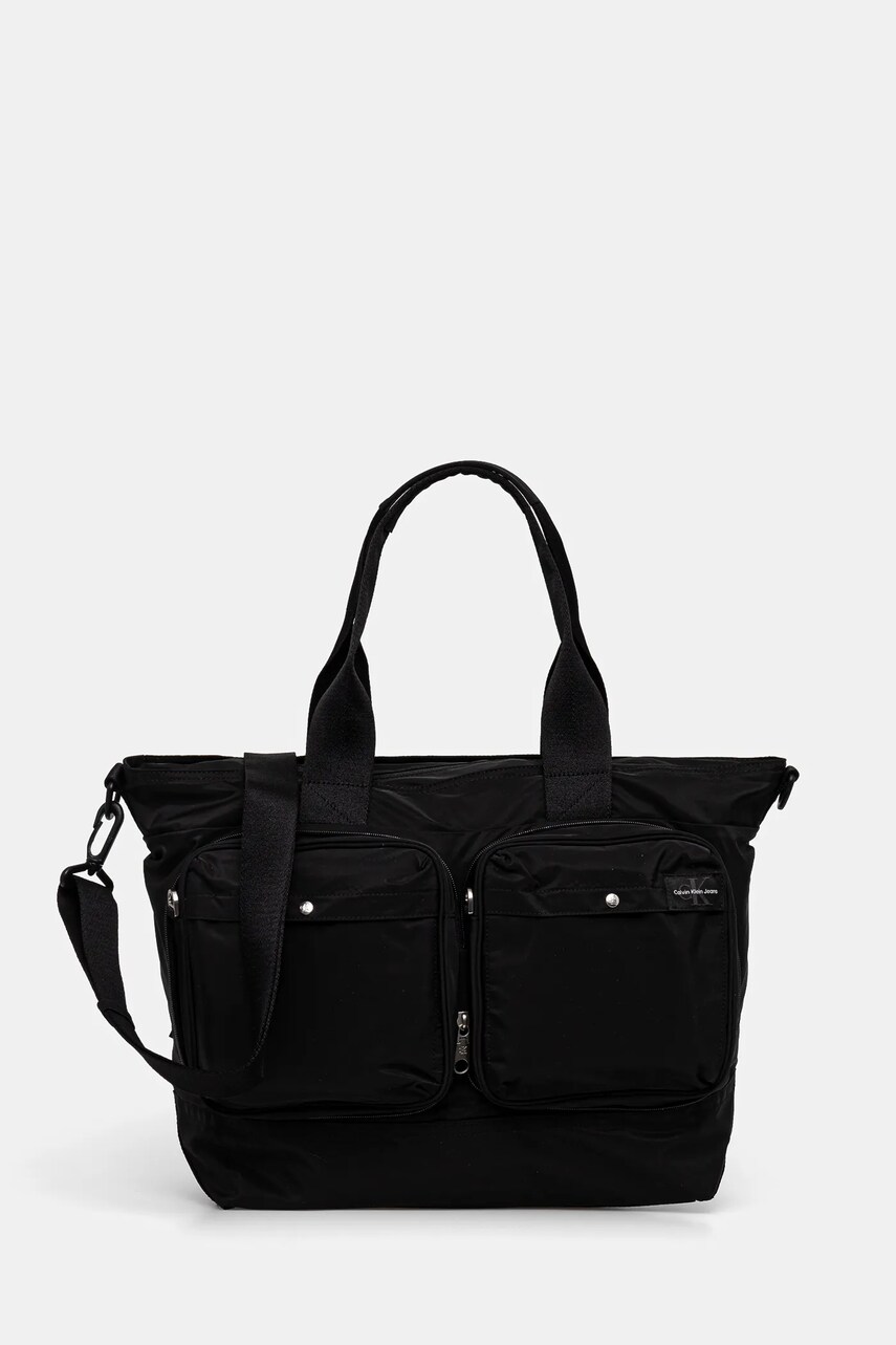 Levně Taška Calvin Klein černá barva, K50K512603