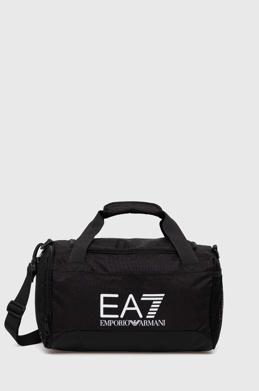 Levně Sportovní taška EA7 Emporio Armani černá barva, AF12157.7X000012