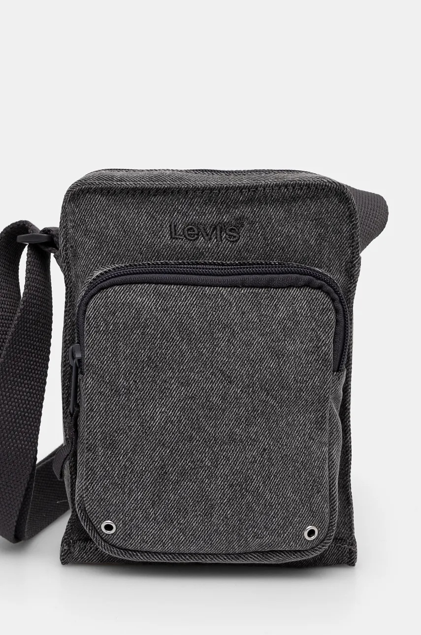 

Чанта през рамо Levi's в сиво 000IN-0003, Сив