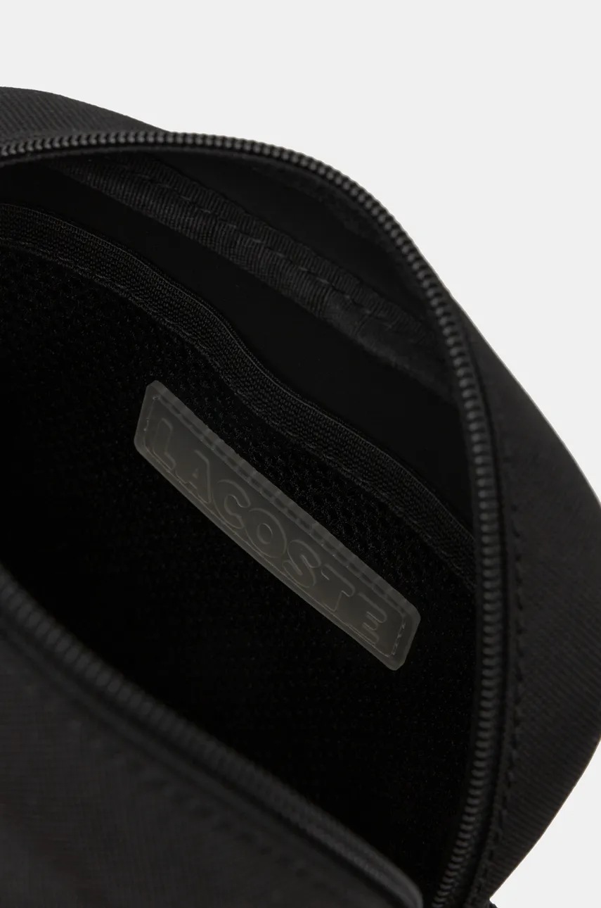 Σακίδιο Lacoste χρώμα: μαύρο, NU4686NZ φωτογραφία