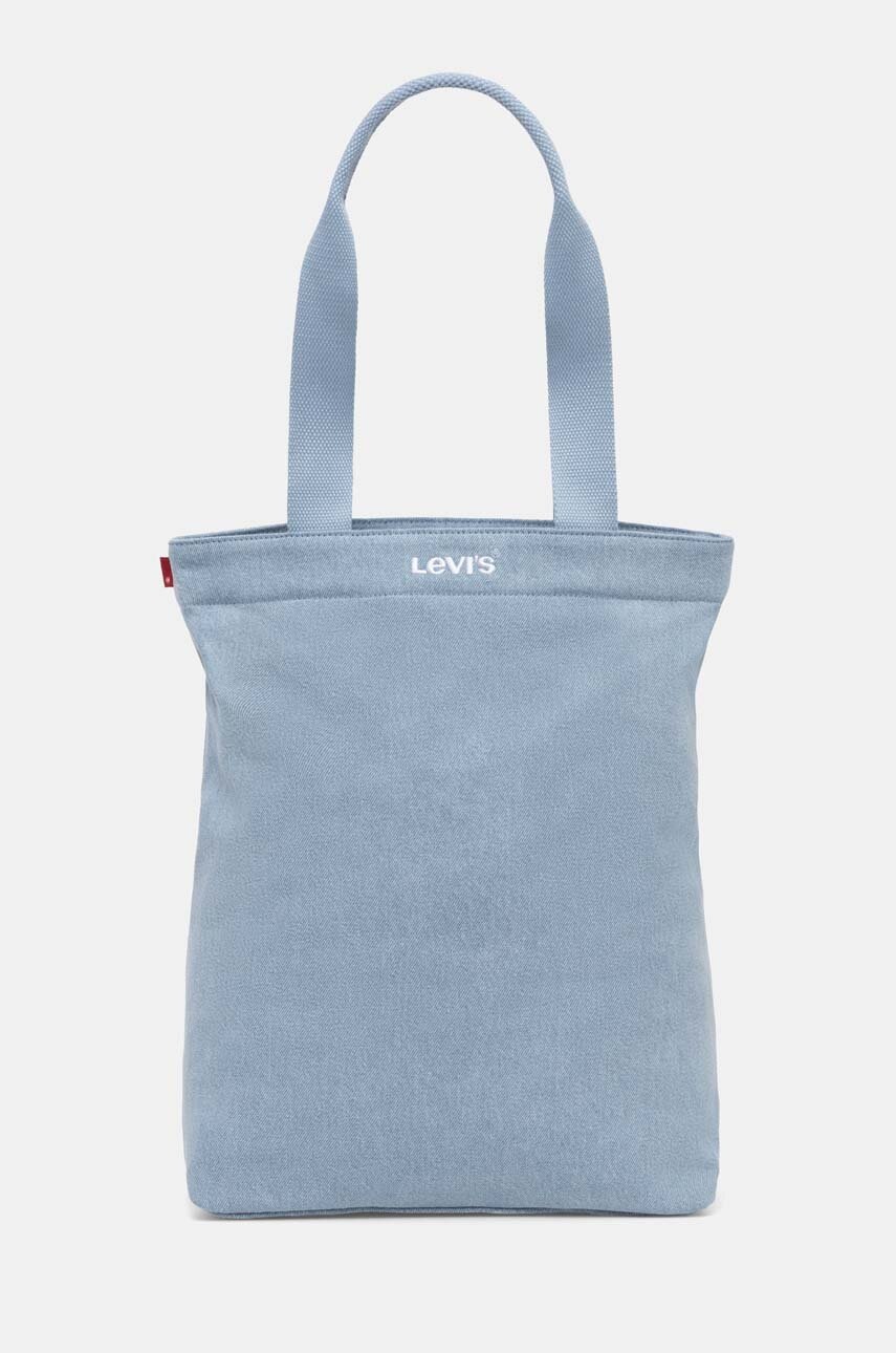 

Памучна чанта Levi's в синьо D7546-0018, Син